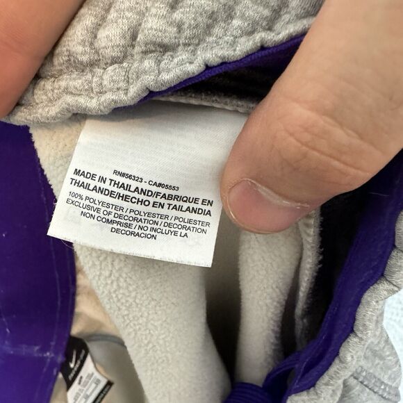 Nike Pants Mens XL Grey Therma Fit Sweatpants Fleece Stretch Drawstring Training - Picture 8 of 8